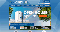 Desktop Screenshot of canton.edu
